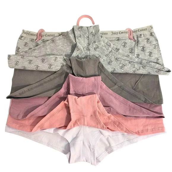 Juicy Couture Logo 5 Pair Women’s Underwear Set size XL - Picture 4 of 6